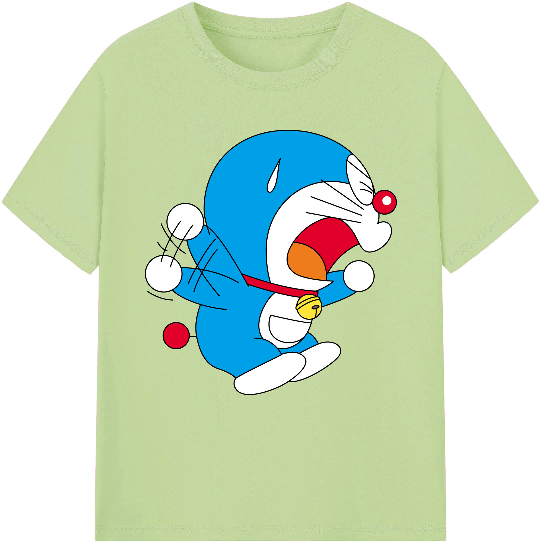 （画像用） ドラえもん Doraemon 綿100％半袖Tシャツ（フロントプリント）